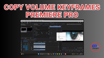 How to Copy Volume Keyframes Premiere Pro
