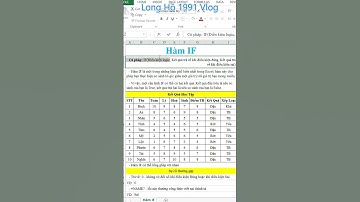 Hàm IF - Trả về kết quả với điều kiện logic. #shorts #IF #HàmIF #trungtamtienghoatinhoctrieuchau