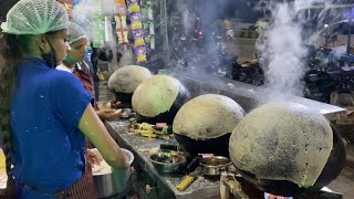 Nagpur's Famous Matka Roti or Lambi Roti Full Making Process |Most Unique & Tasty Indian Street Food screenshot 3