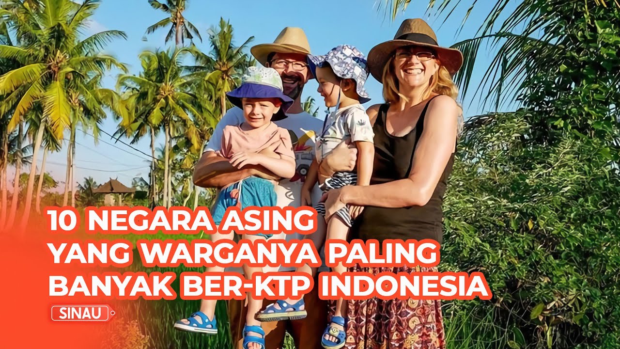 10 Negara Asal WNA yang Terbanyak Memiliki KTP di Indonesia, Mana Saja?