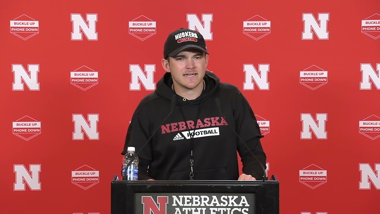 Nebraska WR Coach Garret McGuire spring press conference