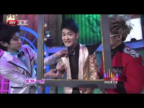 [HD] MIC男团 Song of Trendy People at BTV Online Spring Festival Gala (with Lotte girls)