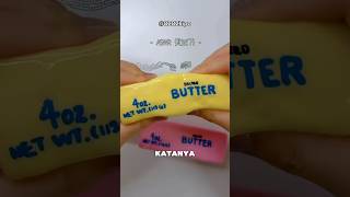 Making a butter squishy out of a sponge coated in clay?!!