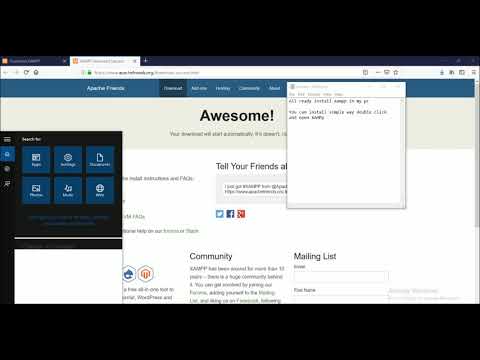 02 Creating Web Development Environment for Social Network:php & mysqli