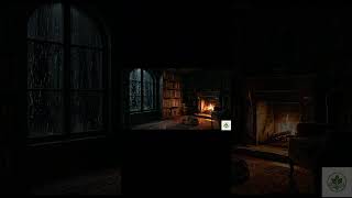 Solitude: A Rainy Day in the Hidden Library ! 🌿🛋️