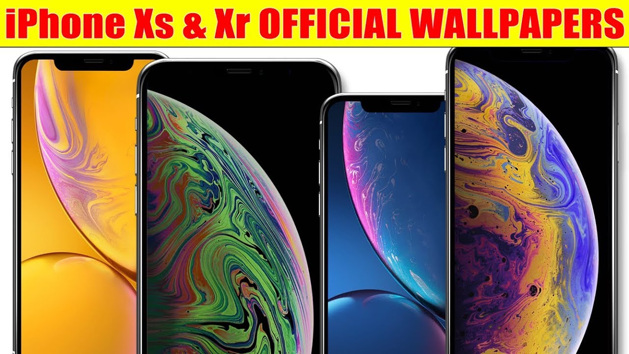 Get The Iphone Xs Xr Official Wallpapers Hd Youtube