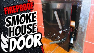 DIY Metal Fireproof Door for the SmokeHouse (P-010)