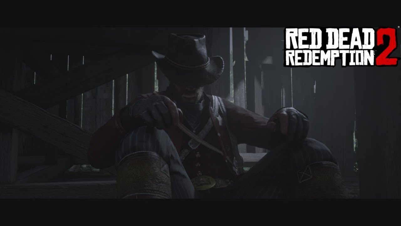 Red Dead Redemption 2: Hiding in barn with Money