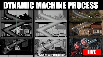 MY CREATION PROCESS OF DYNAMIC MACHINES RENDER CHALLENGE