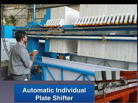 YO-TANA - AUTOMATIC FILTER PRESS - PLATE SHIFTING MECHANISM