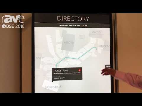 DSE 2018: CMA Digital Demos Dynamic Digital Wayfinding Solution with Vector-Based Maps