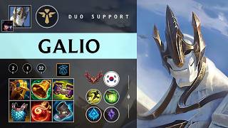 Galio Support vs Anivia - KR Grandmaster Patch 26.05