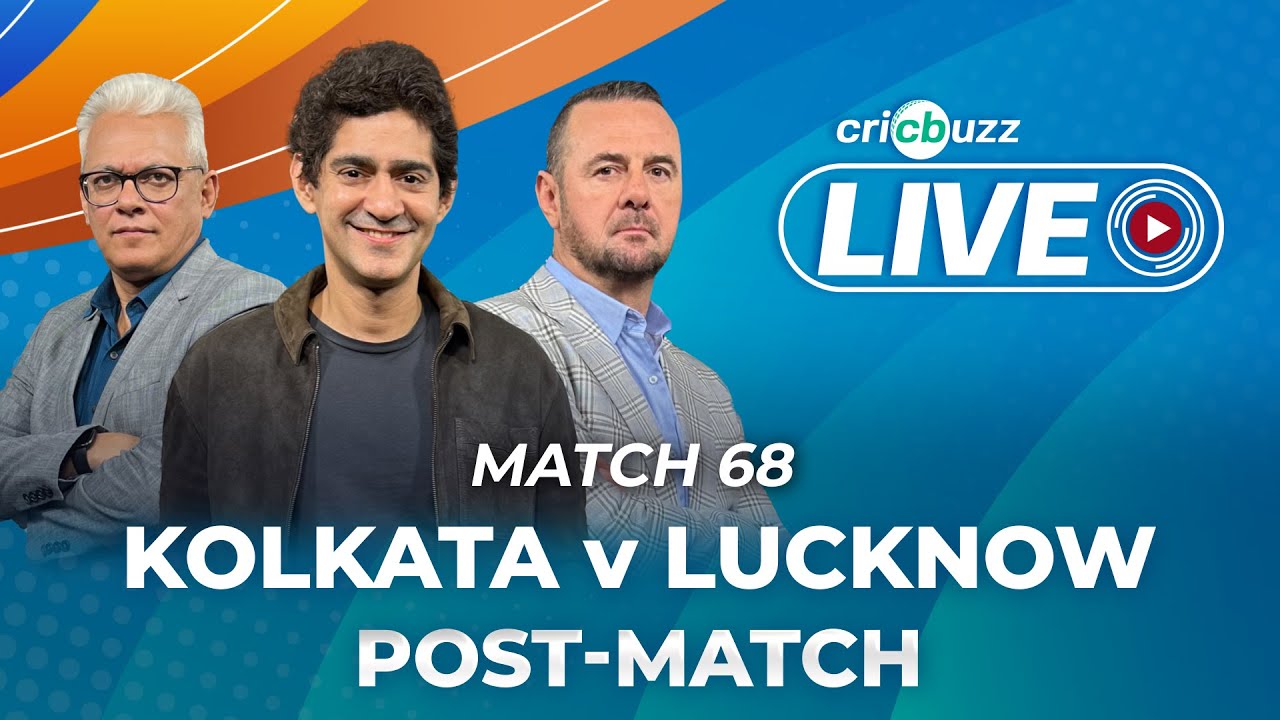 KKRvLSG Cricbuzz Live Match 68 Kolkata v Lucknow, Post-match show