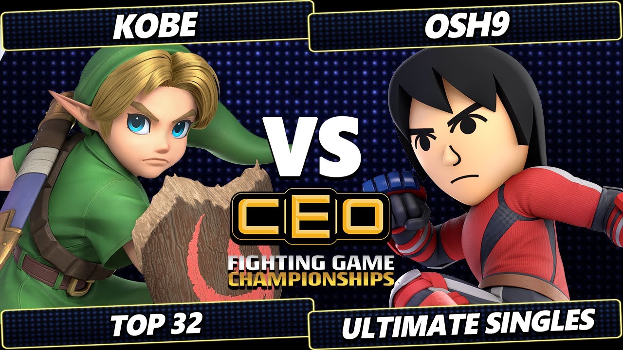CEO 2024 - Kobe (Young Link) Vs. Osh9 (Mii Brawler) Smash Ultimate