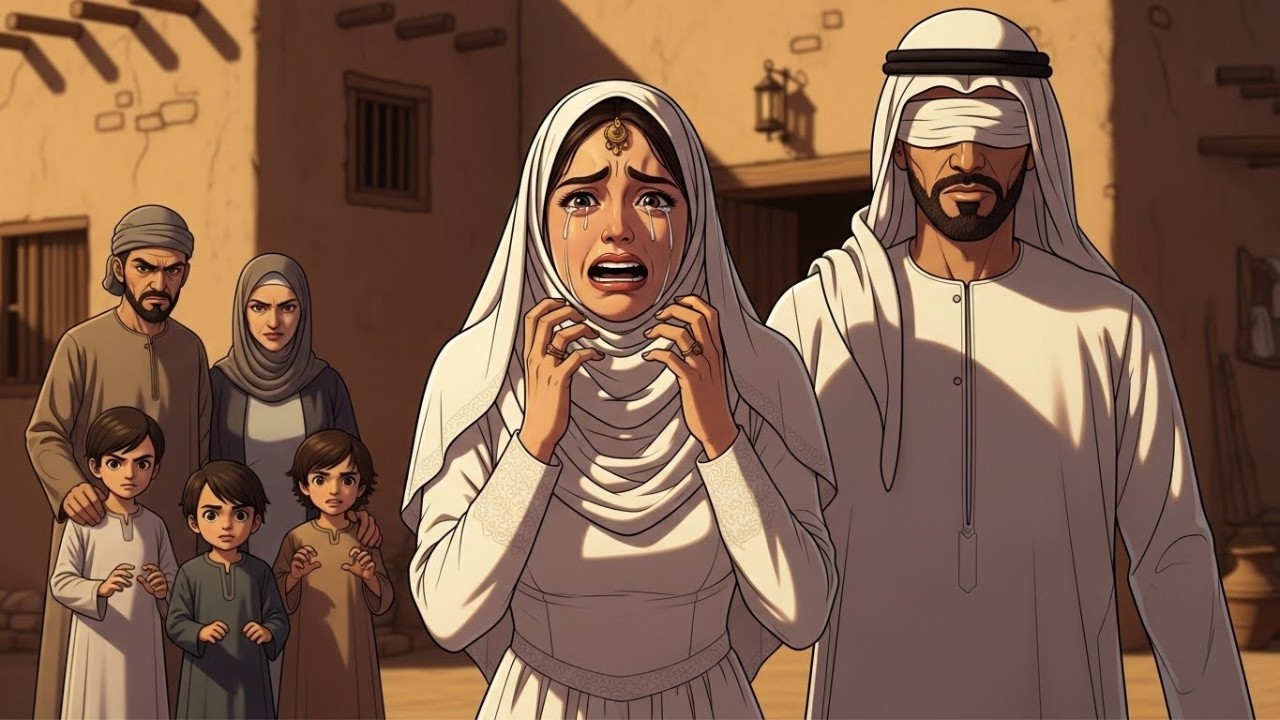 أجبروا الفتاة اليتيمة على الزواج من رجل أعمى… وما اكتشفته بعد الزفاف صدم الجميع !