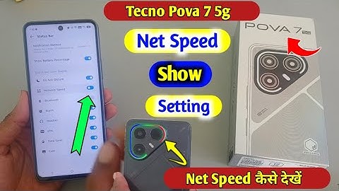 Tecno Pova 7 5g Net Speed Show Kaise Kare || How to network setting in tecno pova 7 5g