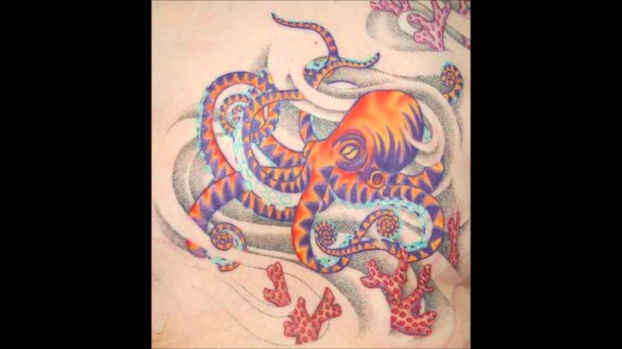 Картина девушка и осьминог японская