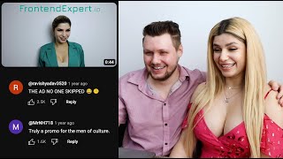 My Girlfriend Reacts To AlgoExpert Ad Comments