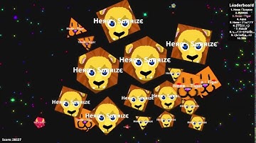 Agar.io - HACKED TRICKSPLIT MONTAGE WITH SHAPE HACK! (+ POPSPLITS)