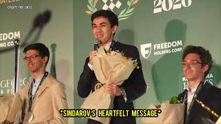 Javokhir Sindarov - " I was just chilling "