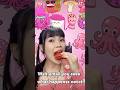 EATING RANDOM PINK FOOD 🥘 #makanbuah #blackpink #food