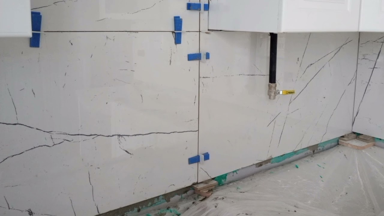 60 120 Mutfak Tezgah Arasi Buyuk Ebat Seramik Granit Doseme Mutfak Seramik Youtube