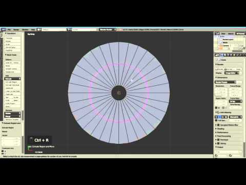 Blender Tutorial :Create A Circular Disc With a Central Hole -Updated (3 Steps ) Blender Tutorial :Create A Circular Disc With a Central Hole -Updated (3 Steps )