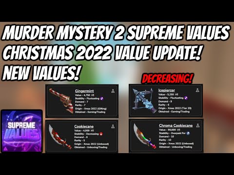 MM2 *NEW* GODLYS AND ANCIENTS VALUES! Supreme Values Murder