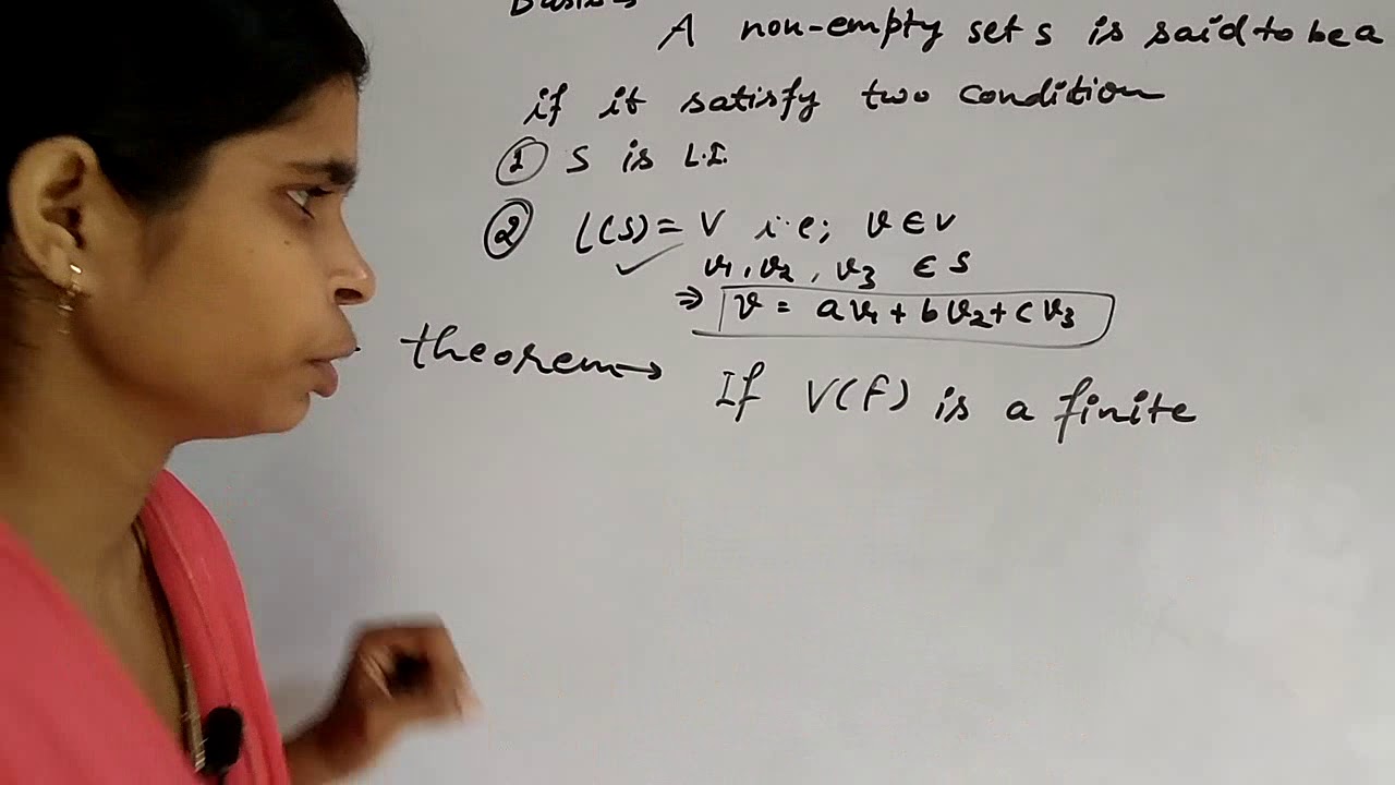  36 Extension Theorem in vector space. YouTube