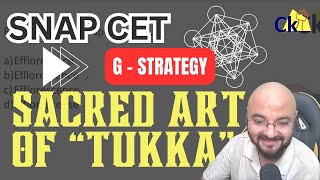 SNAP CET NMAT G Strategy! Sacred Art of Tukka!