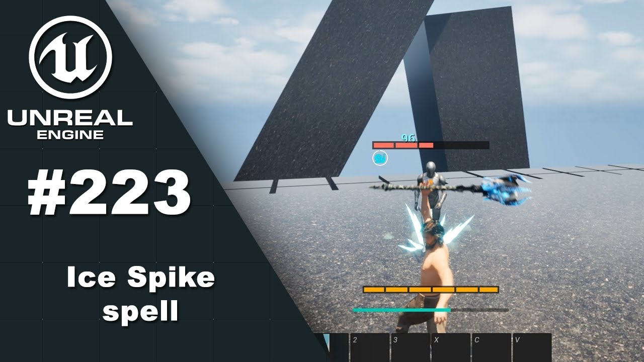 RPG Tutorial 223. Ice spike spell (Unreal Engine 5)