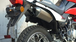 Honda XR150  выхлоп Akropovic