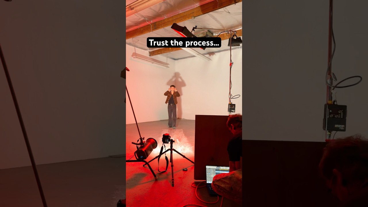Not bad… #behindthescenes #musicvideo #singing #creative #artist