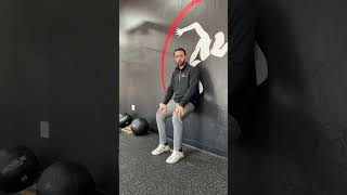 Wall Sit Heel Raises