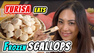 HUGE SCALLOP! Imported Japanese Frozen Scallops feat. Yurisa 