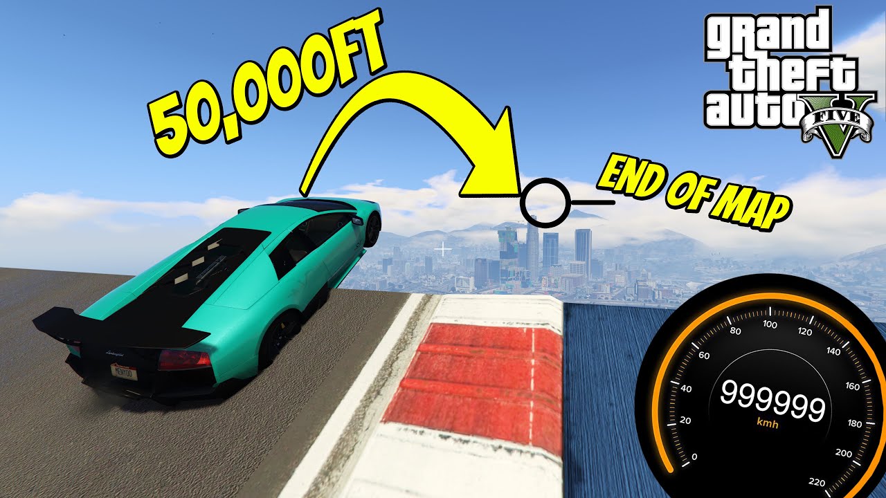 Can You Jump Across the WHOLE MAP in GTA 5? | GTA 5 Mods