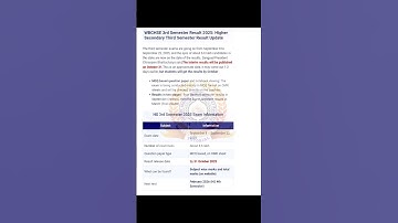 #wbchse class xii semester 3The interim results will be published on October /31/oct/2026