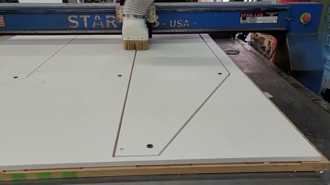 Star Lab cnc routing some thick material *Real Time