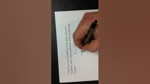 Physics Chapter 8 Review: Newton