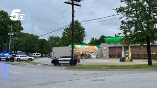 Police search for Fayetteville gas station robbery suspect