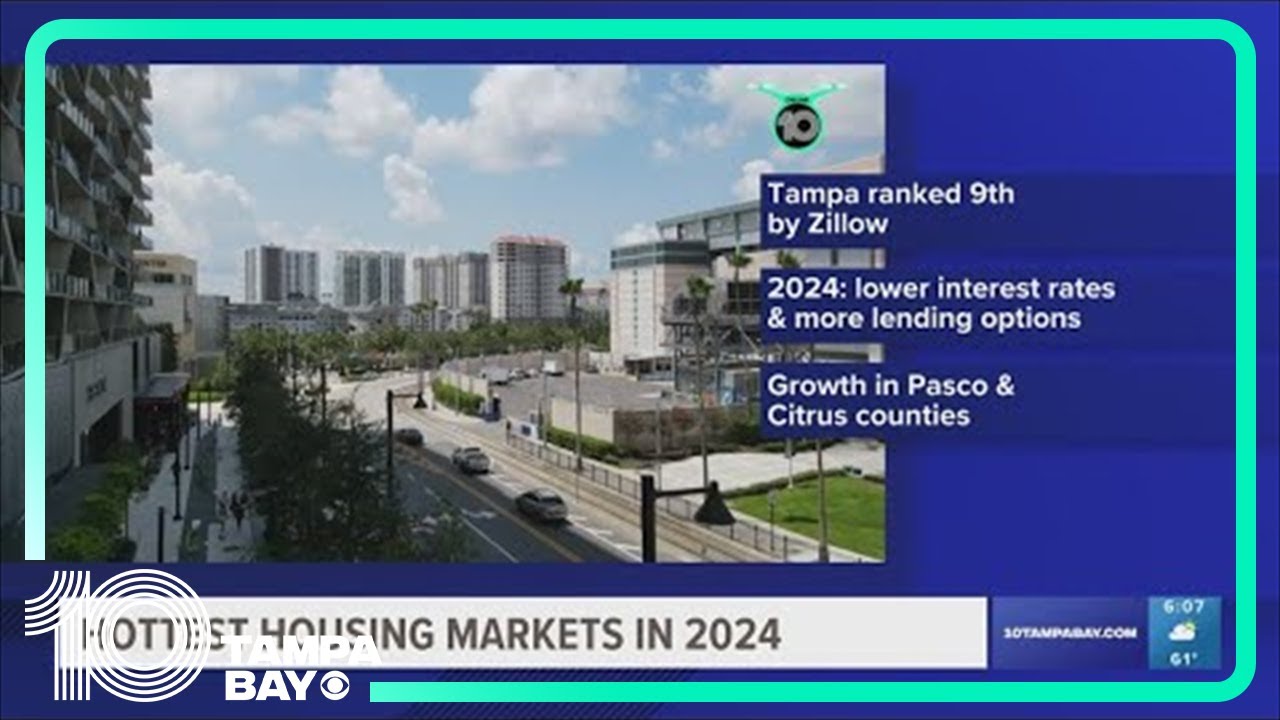 Tampa, Orlando round out Zillow's predictions for the 10 'hottest' housing markets in 2024 YouTube