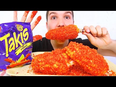 fire-hot-takis-corn-on-the-cob-challenge-β’-mukbang