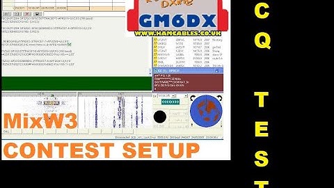 MixW3 (V3.2 or lower) Contest Setup