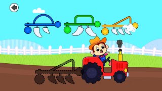 Game Simulasi traktor di Ladang | game edukasi anak | kartun anak | Truk anak screenshot 5