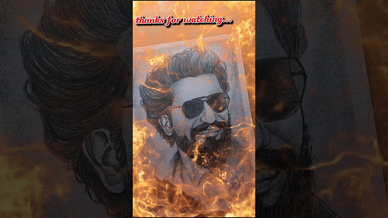Portrait Drawing"🦋।।Vicky Kaushal।। 