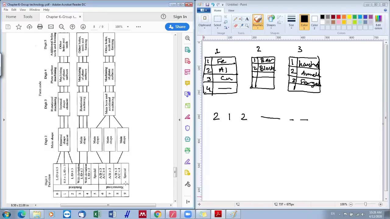 CAD/CAM-Chapter 6: Lecture 3 - Group Technology 3 (Arabic narration)