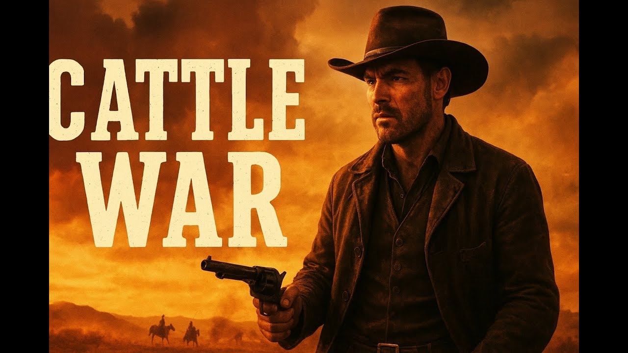 🔥 CATTLE WAR – Full Western Action Adventure Movie 🤠🐎A man running from his past runs into a war.