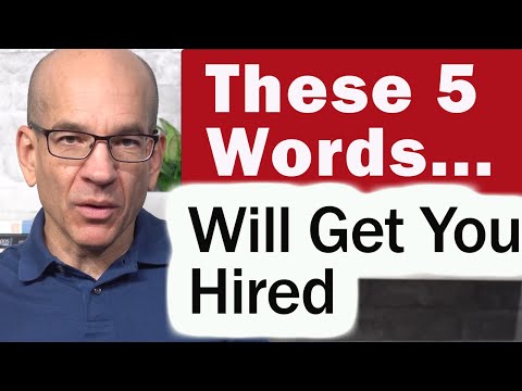 Sure-Fire Interview Closing Statement - 5 Magic Words To Landing The Job