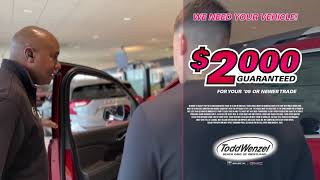 $2,000 Guaranteed (B) | Todd Wenzel Buick GMC of Westland