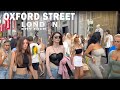 London city tour  busy saturday in oxford street  central london street walk 4kr